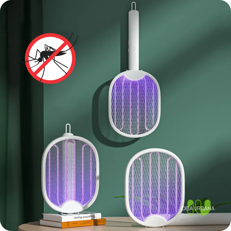 Raquete Mata-Mosquito MaxBolt™ - Com Ions de Atração + FRETE GRÁTIS + BRINDE EXCLUSIVO