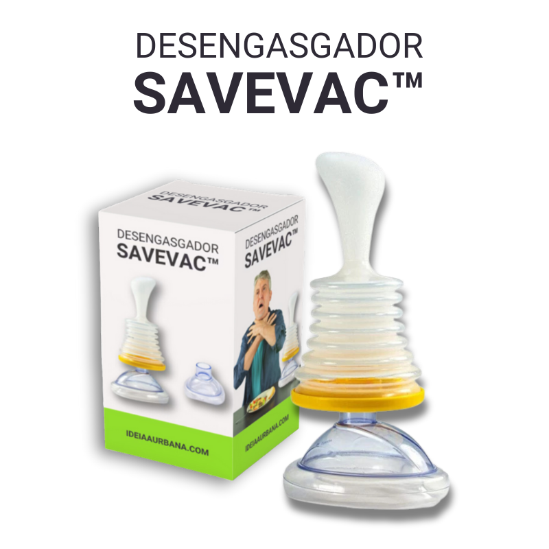 SaveVac™ - Desengasgador Salva-Vidas para Bebês e Adultos (Brinde Exclusivo e Frete Grátis)