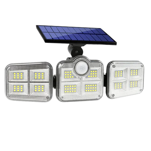 Holofote Solar LED 800W com 3 Cabeças - Power Urbane