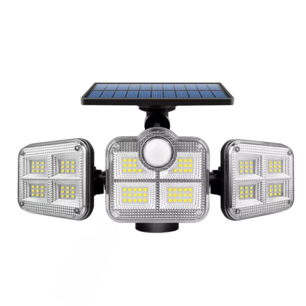 Holofote Solar LED 800W com 3 Cabeças - Power Urbane