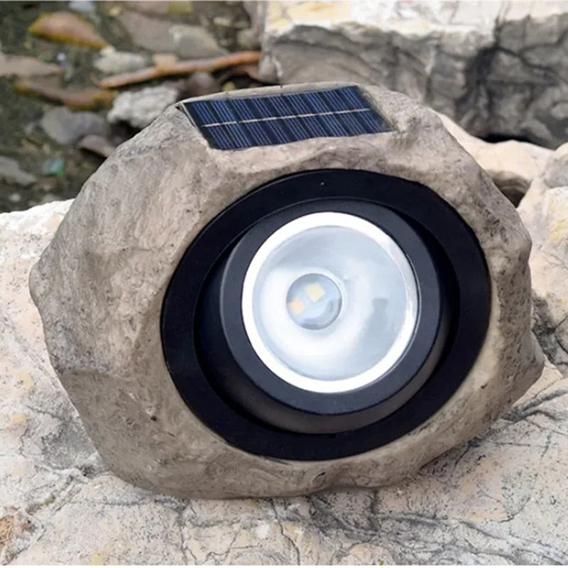 Luminária de Led Solar para Jardim À Prova d'água - Urbane Rocks