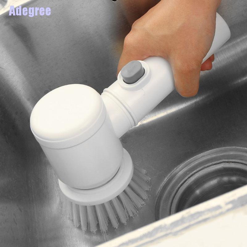 Adegree : Escova De Limpeza De Banho De Cozinha Elétrica Portátil - Ideia Urbana
